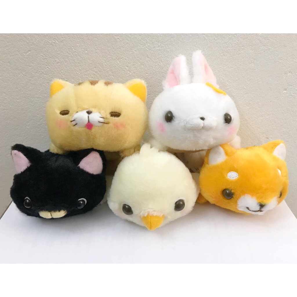 AMUSE - Full set Bộ 5 em móc khóa thú bông Daramofu
