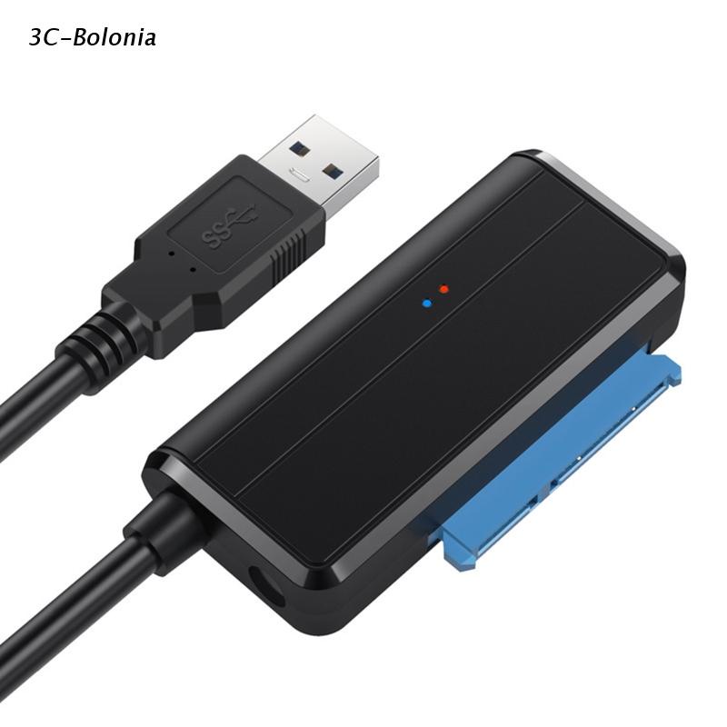 Cáp chuyển đổi Sata sang USB 3.0 Sata III cho ổ cứng 3.5/2.5 Inch HDD/SSD với 12V hỗ trợ nguồn