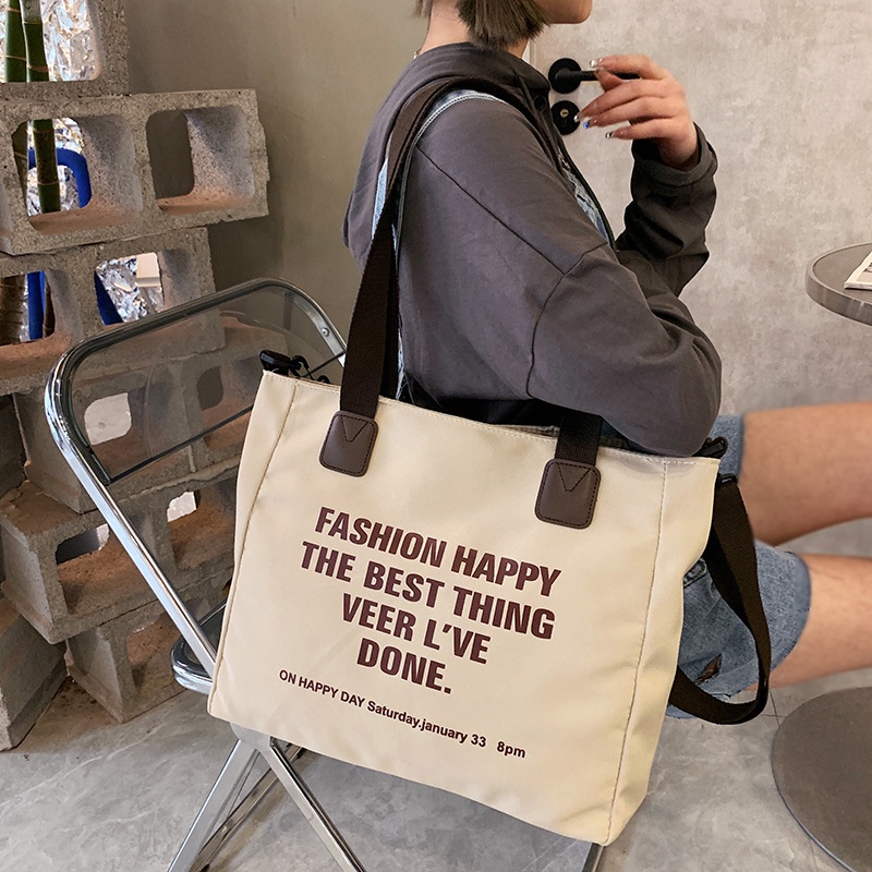 Túi Xách Vải Cỡ Lớn Thời Trang Dành Cho Nữ