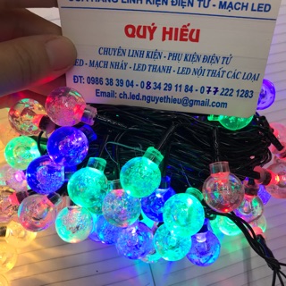 Bộ bóng bi bọt nước 10m nhiều mầu nháy