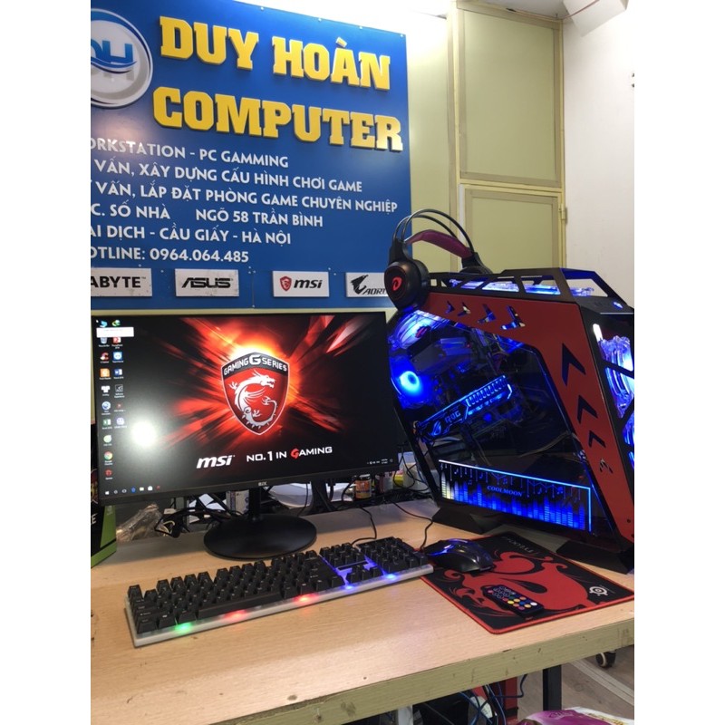 PC Gaming Ram 16G + VGA uptor lên 4G + vỏ rô bốt full led | BigBuy360 - bigbuy360.vn