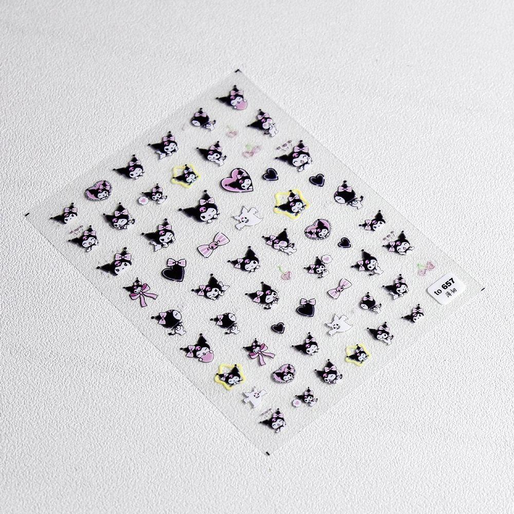 Miếng Dán Trang Trí Móng Tay Hình Kulomi Xinh Xắn