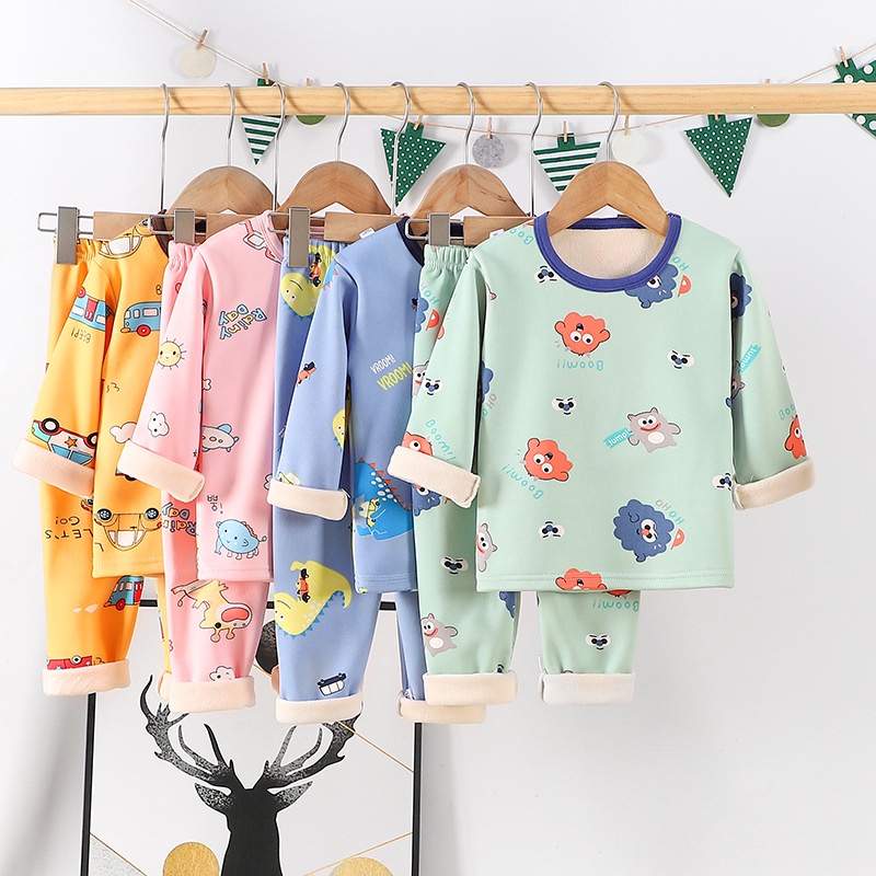 Bổ nỉ dài tay lót lông hàng Quảng Châu cho bé 8-22kg