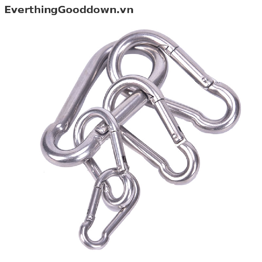 Everthinggooddown Móc Chìa Khóa Bằng Thép Không Gỉ 304 Nhanh Chóng