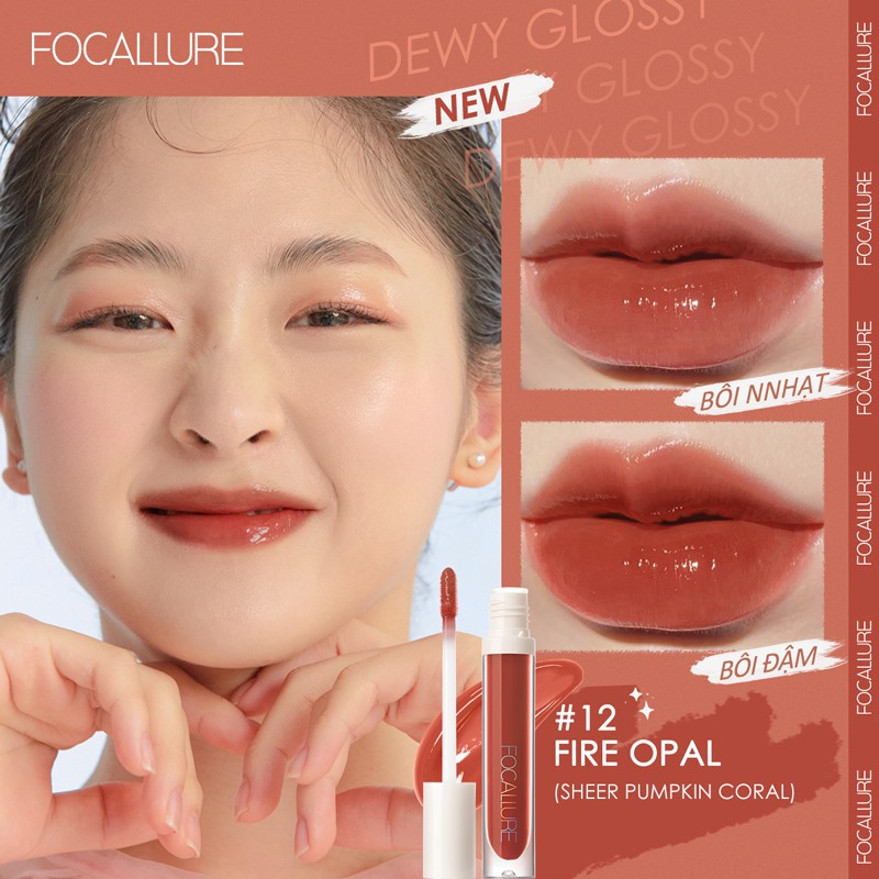 Son bóng FOCALLURE 3g nuôi dưỡng và tăng độ bóng cho môi | BigBuy360 - bigbuy360.vn