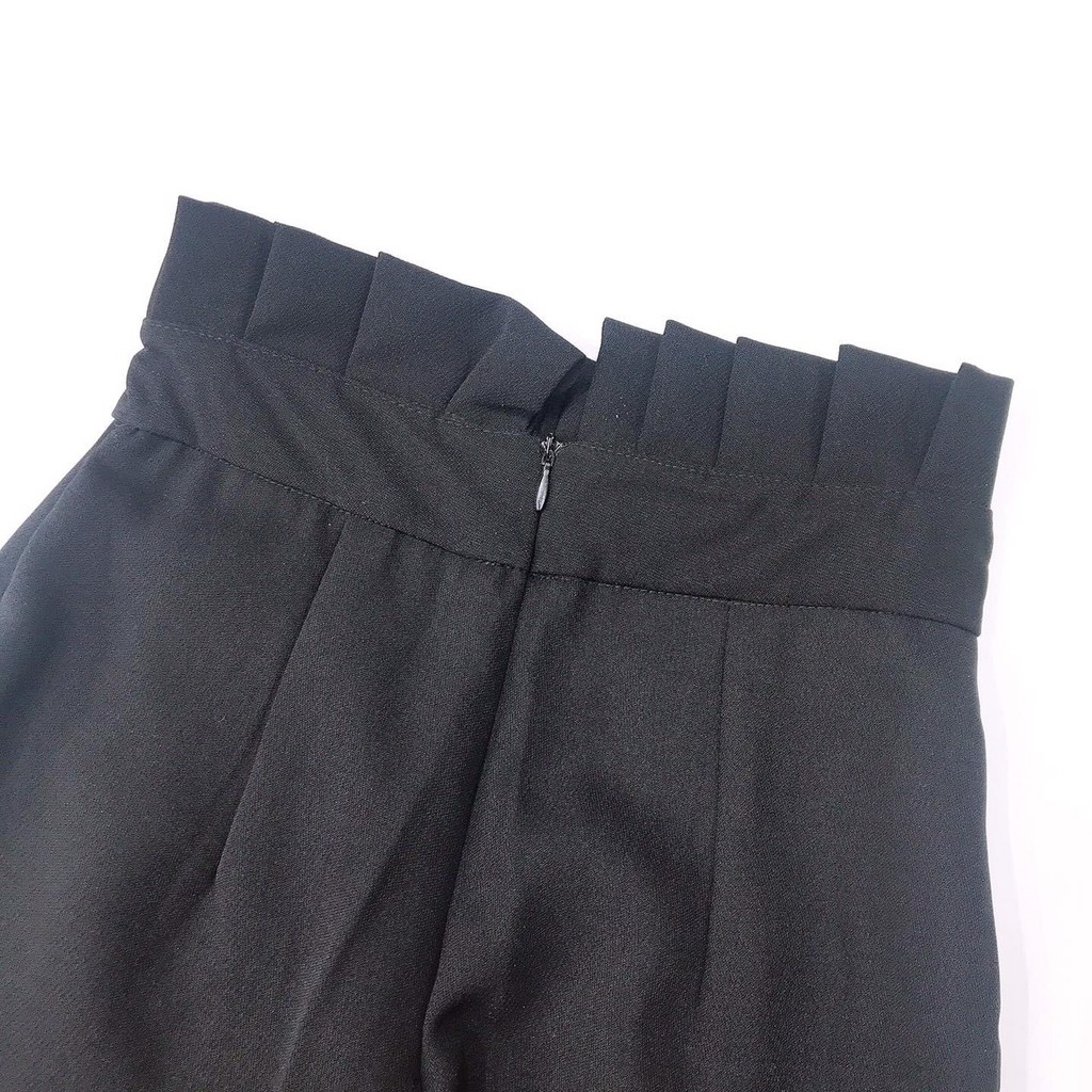 Quần tây công sở lưng bèo quần baggy xếp ly size s m l Lovi