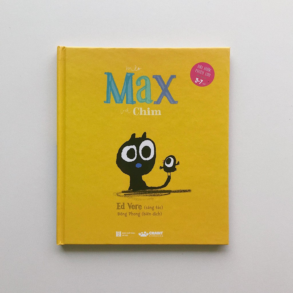 Sách - Combo 3 cuốn Mèo Max - Dành cho bé 3 - 7 tuổi - Crabit Kidbooks