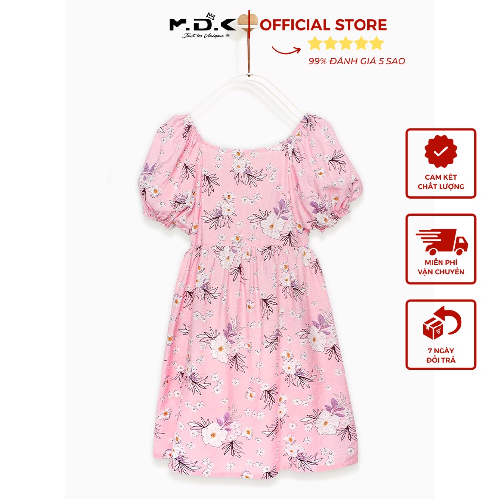 Đầm Bé Gái Flower dress M.D.K - xinh xắn, đáng yêu