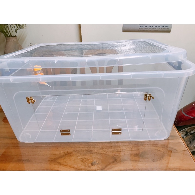 thùng nhựa 90l new 100%