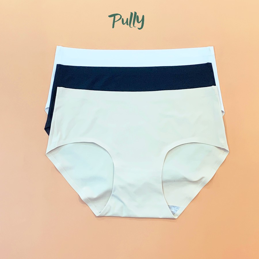 Quần lót su đúc không đường may ôm mông mềm mát cao cấp đen/trắng/nude - PULLY SHOP