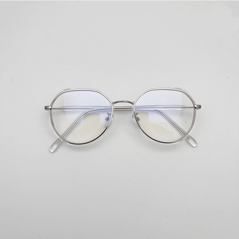 Kính không độ, gọng kính cận 12280 nam nữ Jolie eyewear chống ánh sáng xanh, UV400