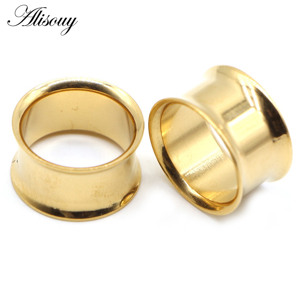 Alisouy Set 2 Khuyên Nong Tai Bằng Thép Không Gỉ Cá Tính