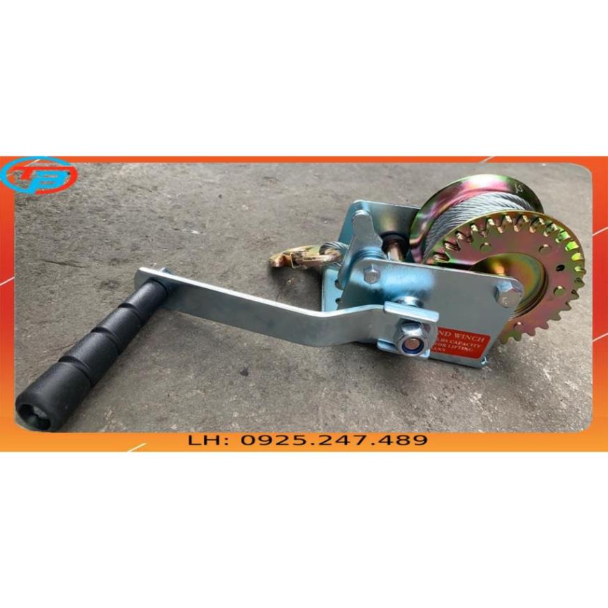 Tời Quay Tay 600lbs cáp thép Thái Bình Vina