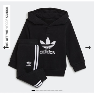 Set nỉ hoodie adidas auth 2024 săn sale cho bé
