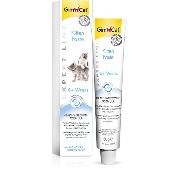 Gel dinh dưỡng dành cho mèo con trên 6 tuần tuổi Gimcat Kitten Paste 50g