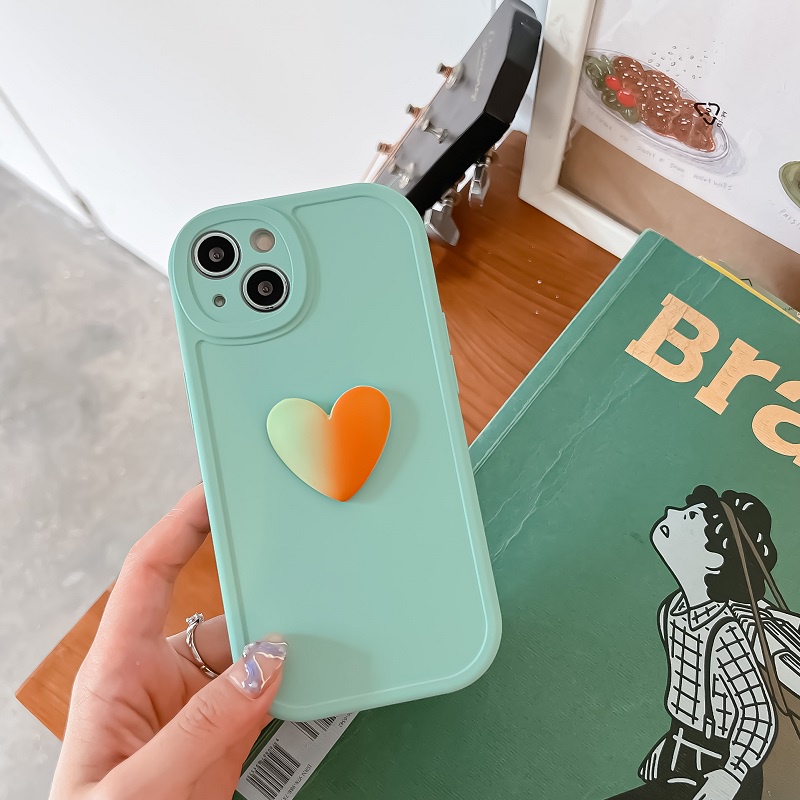 Ốp Điện Thoại Silicon Dẻo Họa Tiết Cầu Vồng/ Trái Tim/ Tròn Dễ Thương Cho Xiaomi Mi 8 9 10 11 Lite Pro SE 10T 11T Pro
