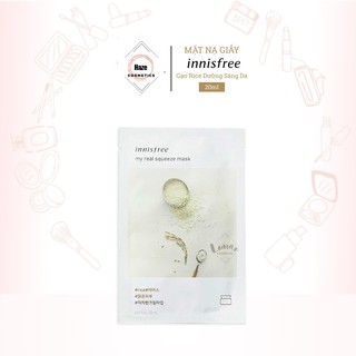 Mặt Nạ Giấy  Sâm Mask Sheet My Real Squeeze Mask 20ml