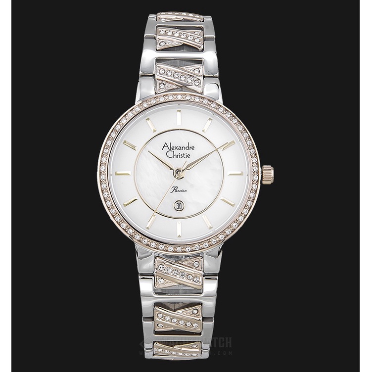 Đồng hồ đeo tay nữ hiệu Alexandre Chrities 2680LDBTCSL