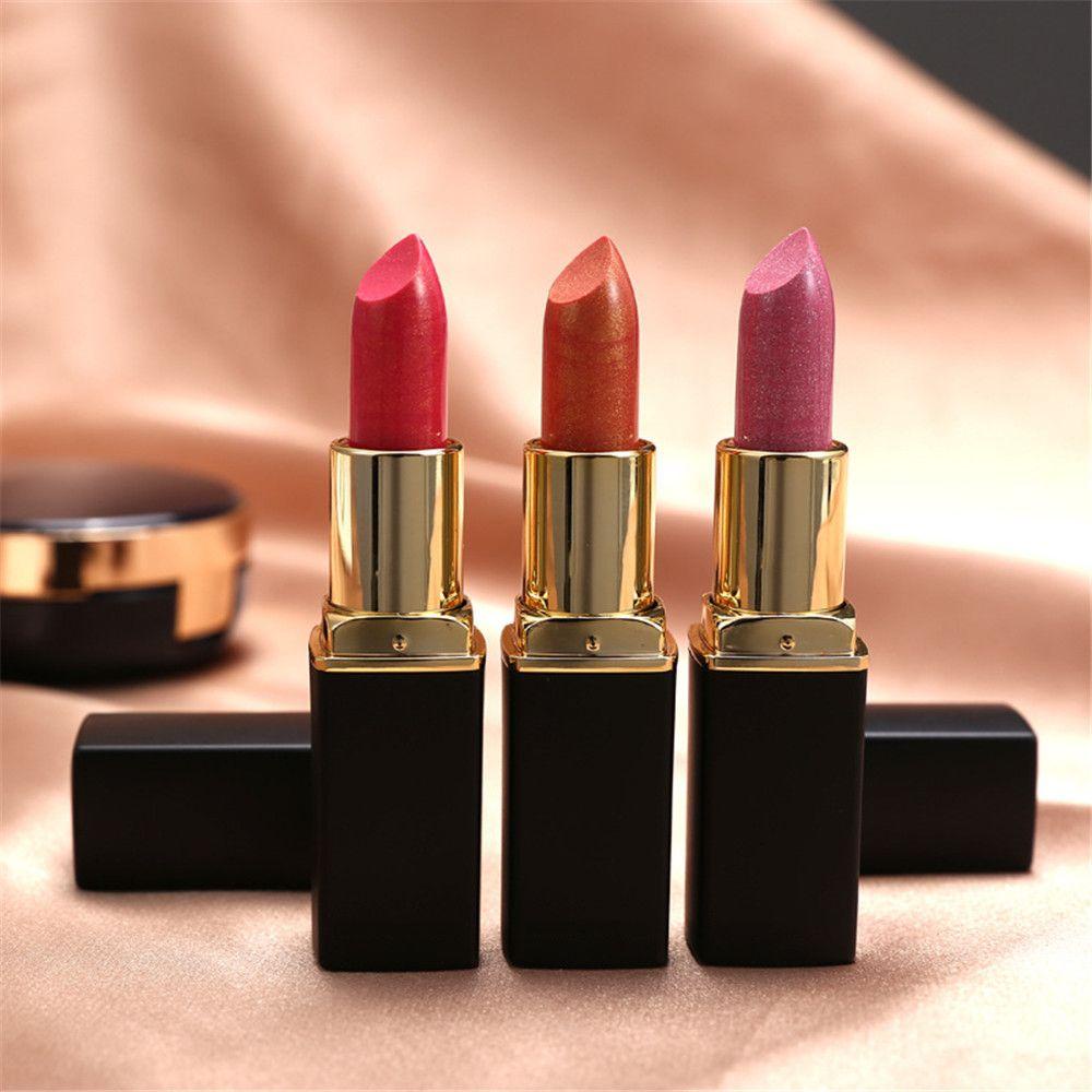 Son Môi Ánh Nhũ Chống Nước Chống Dính Cốc Thay Đổi Màu Sắc Theo Nhiệt Độ Độc Đáo