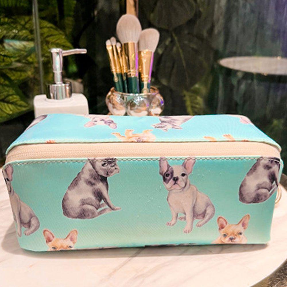 Túi Đựng Mỹ Phẩm In Họa Tiết Dễ Thương Tiện Dụng Mang Theo Du Lịch