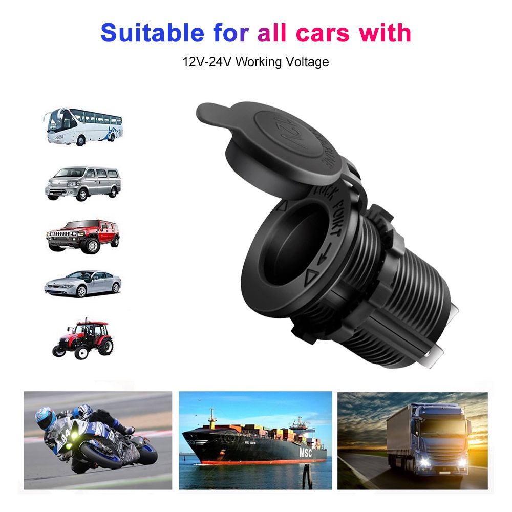 PECHAM Tẩu sạc chống nước cho ô tô / xe máy / tàu thuyền | BigBuy360 - bigbuy360.vn