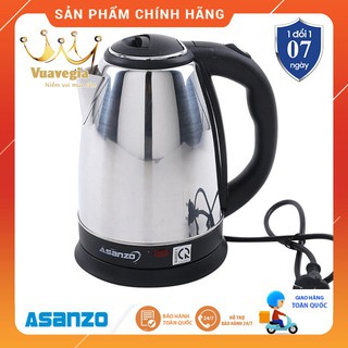Bình đun siêu tốc 1.8l asanzo sk-1800 hàng chính hãng