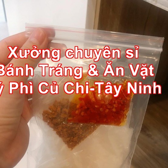 Bánh tráng phơi sương + sate + muối ớt Tây Ninh