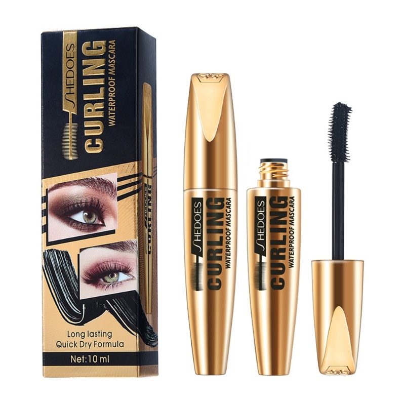 Mascara Uốn Cong Làm Dài Lông Mi Tự Nhiên Kháng Nước Không Nhòe