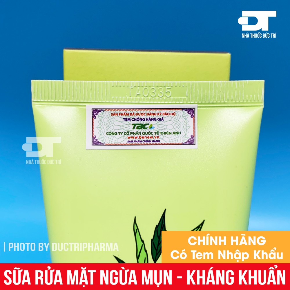 Sữa rửa mặt trà xanh BENEW Green Tea ngừa mụn, se khít chân lông 100ml - [CHÍNH HÃNG]