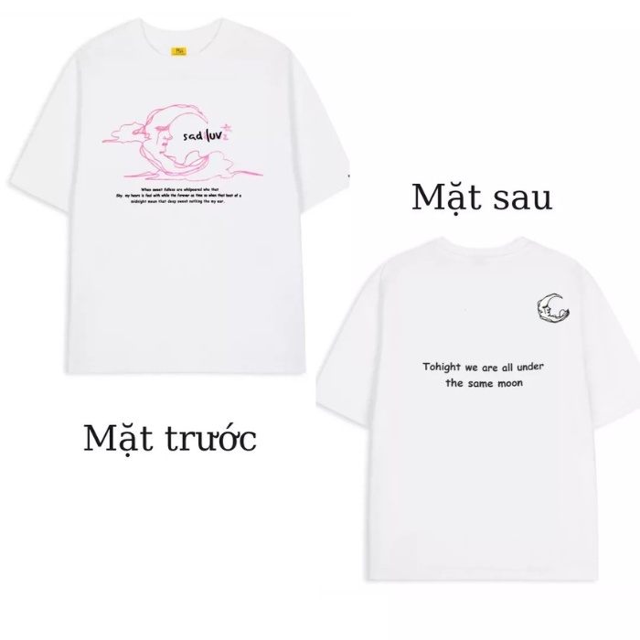 Áo Thun Nam Nữ Form Rộng Tay Lỡ 1969Unisex Áo Phông Nam Nữ 1969Unisex Form Rộng Tay Lỡ Cổ Tròn SAD.BOIZ SAD LUV