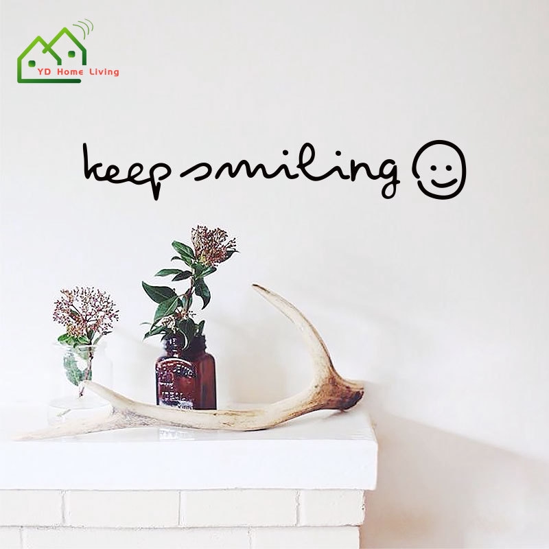 Miếng dán tường trang trí họa tiết chữ cái tiếng Anh thời trang xinh xắn dành cho phòng trẻ em