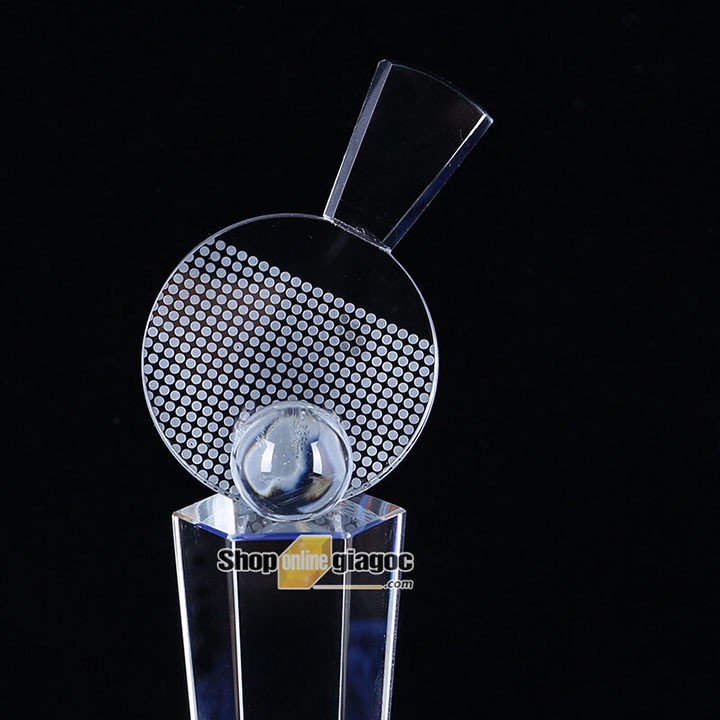 Cúp Lưu Niệm Bóng Bàn Pha Lê