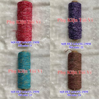 Sợi dệt loang (màu 21-24) 28k/c 125g
