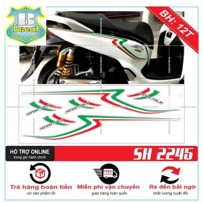 ( Quí khách vui lòng mang ra tiệm cho thợ dán ) Tem SH 300I IN DECAL TRONG [Bi Decal]