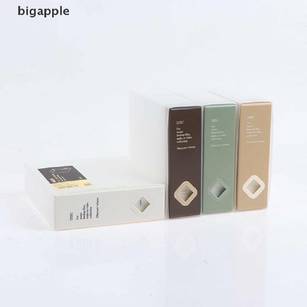 bigapple 24 Disc CD DVD Organizer Holder Storage Case Hard Album Capacity Box Portable RDG