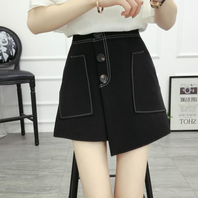 Quần giả váy trần chỉ 3 khuy, quần váy trần chỉ chất cát hàn dày dặn 31 September mã TH02 | BigBuy360 - bigbuy360.vn