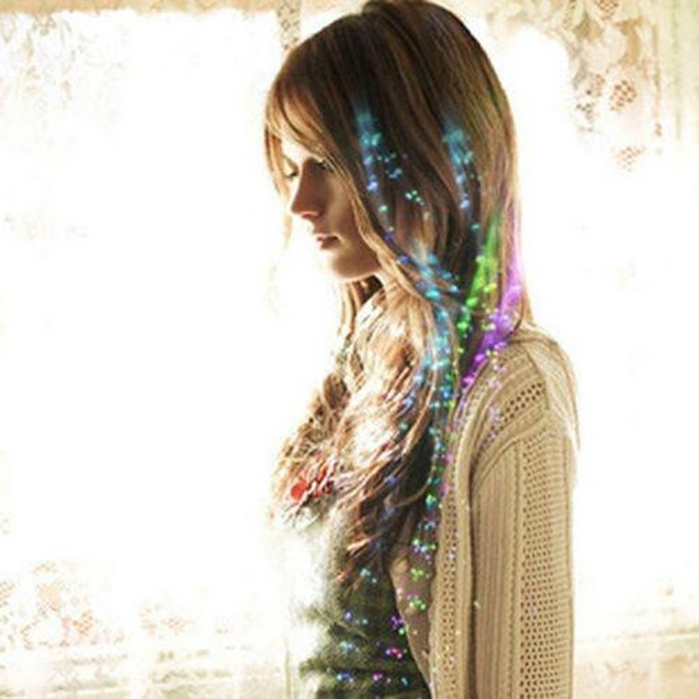 Đèn Led Sợi Quang Nhiều Màu Sắc Kẹp Tóc Trang Trí Tiệc Giáng Sinh