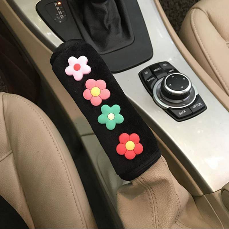 Bọc bảo vệ tay phanh/ tay nắm cửa xe hơi họa tiết hoạt hình dễ thương sáng tạo phổ biến yxTH