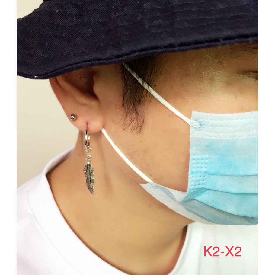 Bông tai nam nữ, bông tai unisex K2 Mayconner