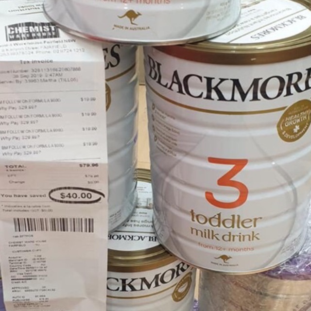 Sữa blackmore 3 úc