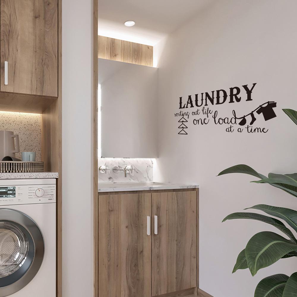 FOREVER Biển Hiệu Máy Giặt / Trang Trí Nội Thất Phòng Giặt DIY