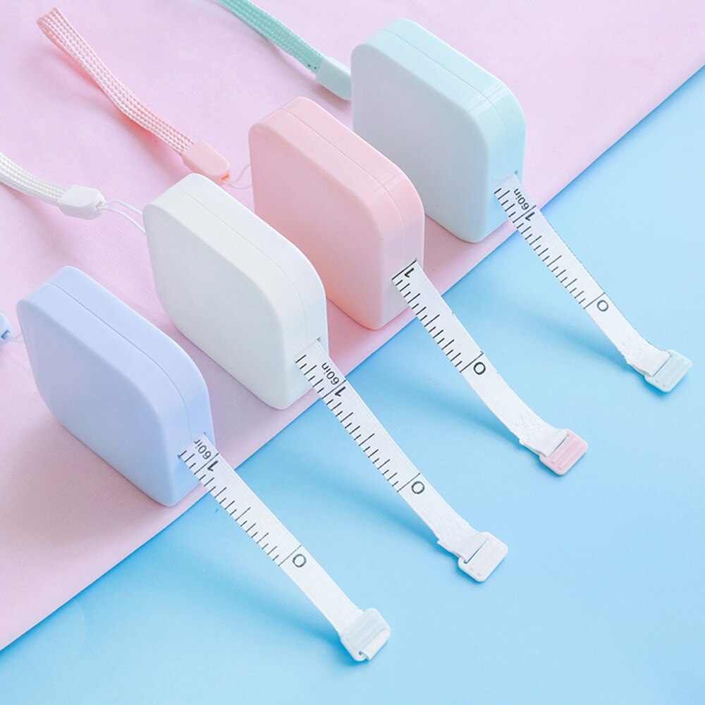 Thước dây mềm mại 150cm có thể rút gọn tiện lợi