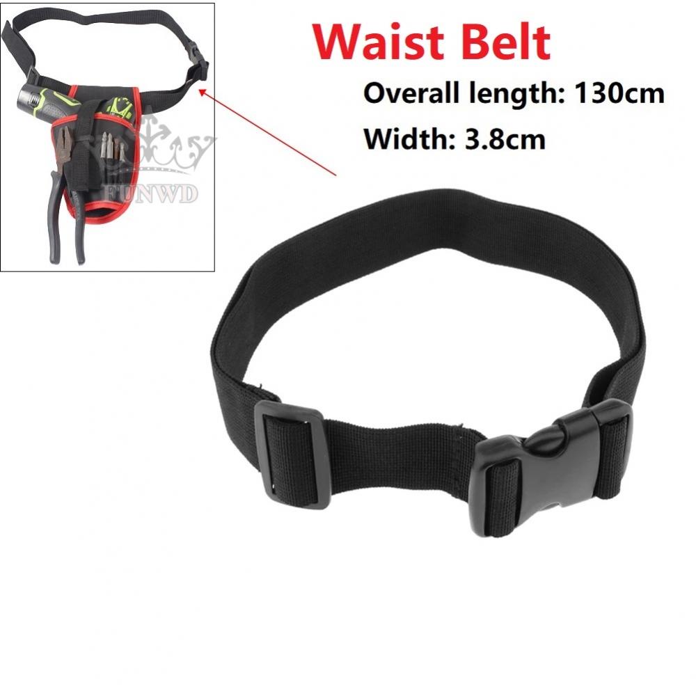 【FUNWD】Work Belt Black Electric Tool Kit Quick Release Safety Workers Brand New