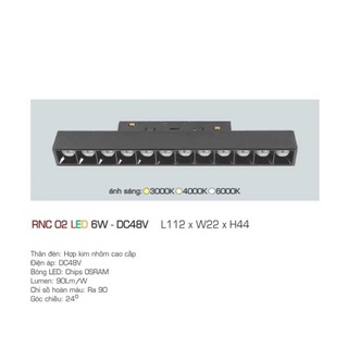 Đèn Ray LED Nam Châm RNC 02 – DC48V