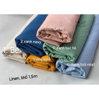 Vải linen bột