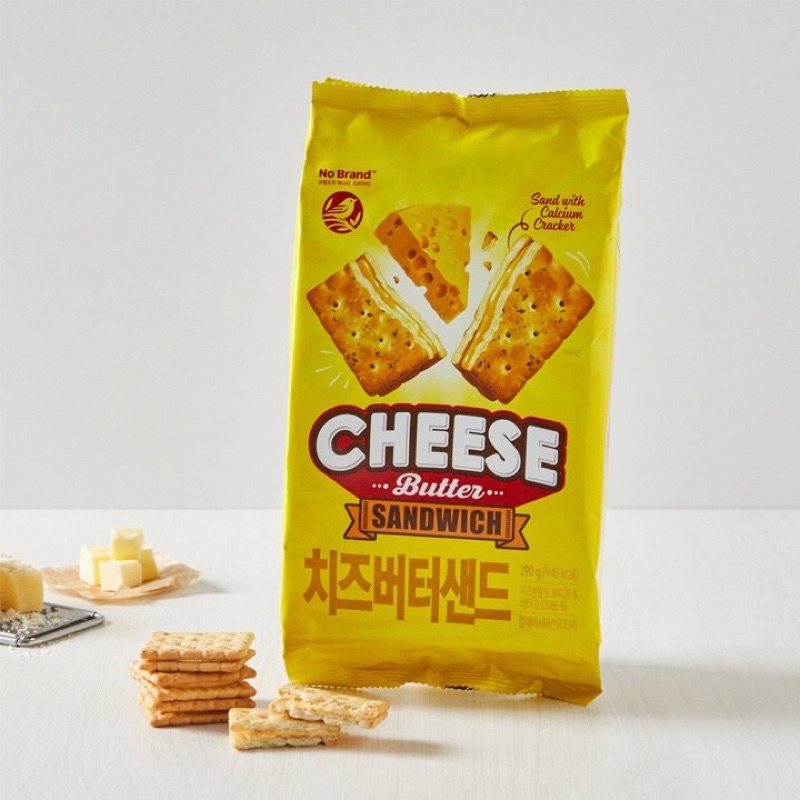 Bánh Quy Kẹp Phô Mai No Brand Gói 190G