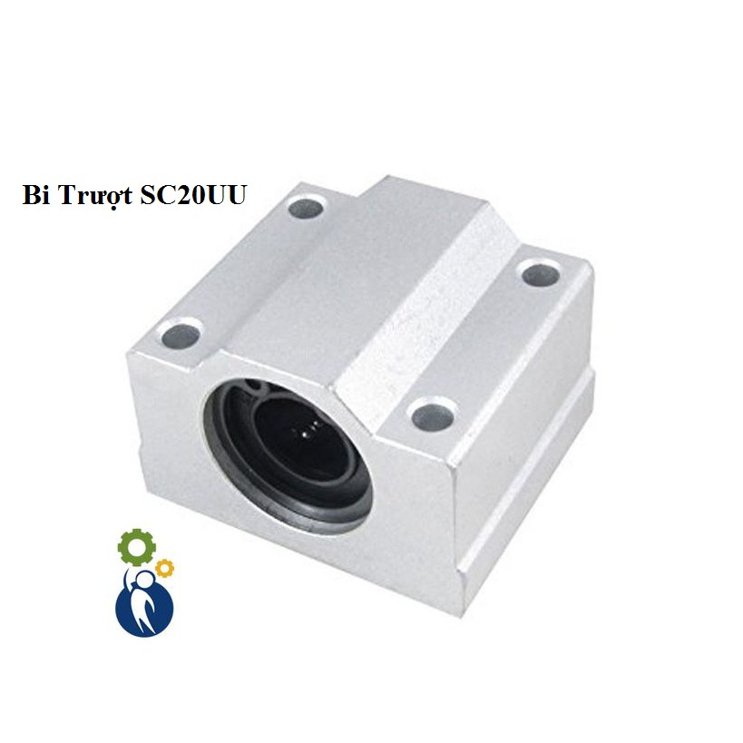Bi Trượt SC20UU, đường kính lỗ trục 20mm