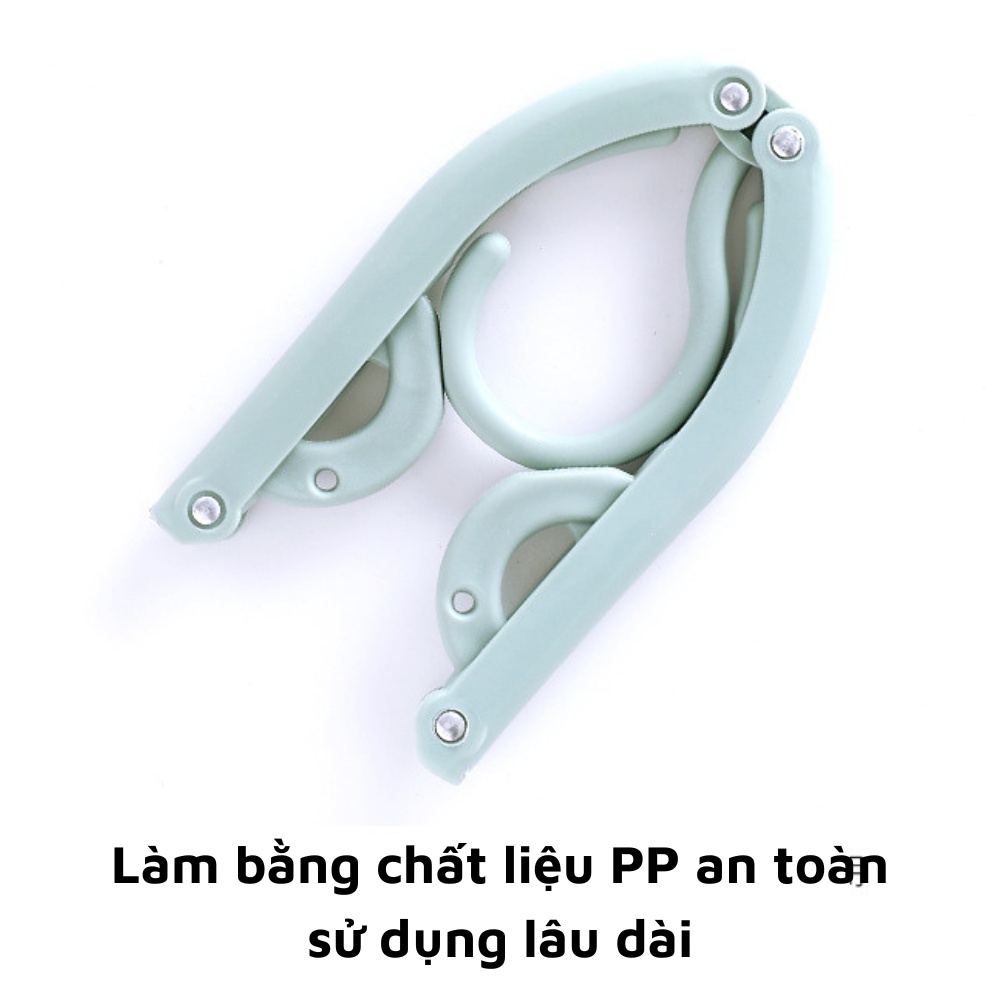 Móc treo quần áo gấp gọn chống trượt tiện lợi nhỏ gọn mang đi công tác du lịch