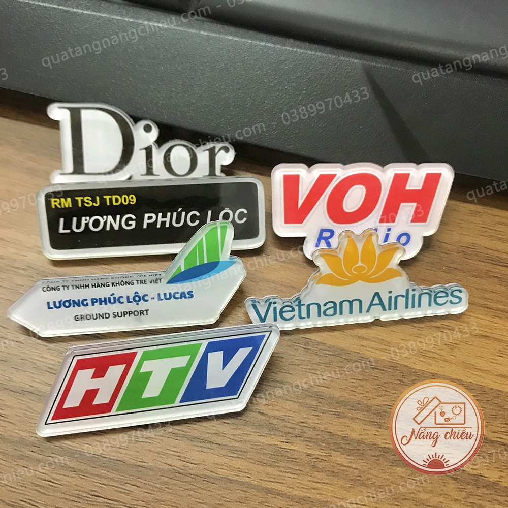 Huy hiệu cài áo- in logo- hình ảnh theo yêu cầu