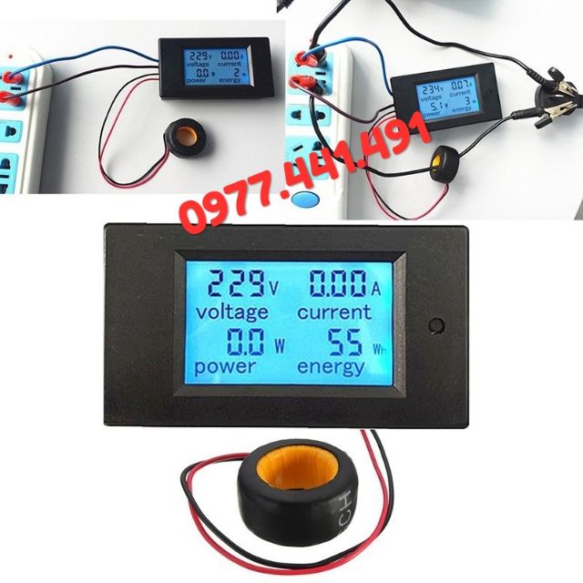 Đồng hồ hiển thị 4 thông số 100A